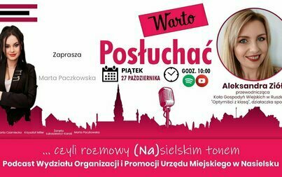 Zdjęcie do Warto posłuchać... | Aleksandra Zi&oacute;łek - rozmawia Marta Paczkowska #odcinek10