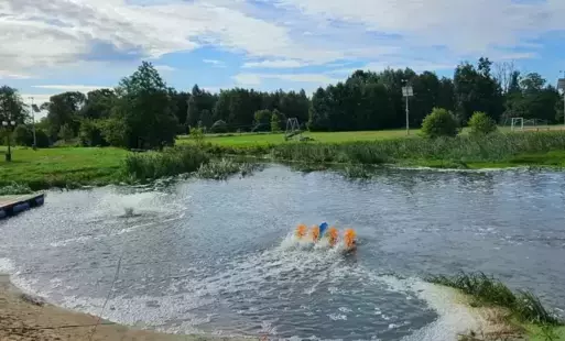 Zdjęcie do Aktualna sytuacja na rzece Wkrze