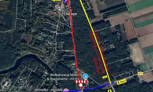 Zdjęcie do Czasowa zmiana organizacji ruchu w Cieksynie