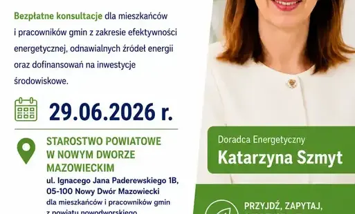 Zdjęcie do Zapraszamy na spotkanie z doradcą energetycznym!