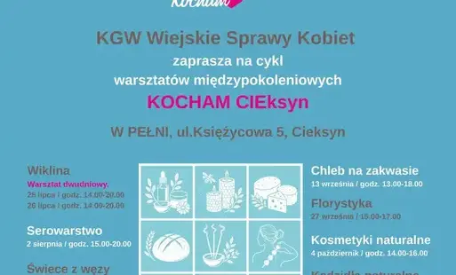 Zdjęcie do Warsztaty międzypokoleniowe w Cieksynie!