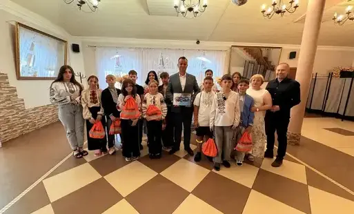Zdjęcie do Gościliśmy dzieci z partnerskiej gminy Nowa Uszyca