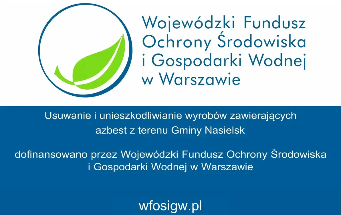 Usuwanie i unieszkodliwianie wyrobów zawierających azbest z terenu Gminy Nasielsk