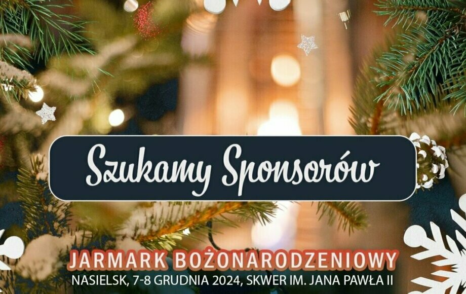 Szukamy sponsorów