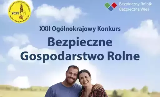 Zdjęcie do Konkurs KRUS dla rolnik&oacute;w - Bezpieczne Gospodarstwo Rolne 2025