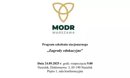 Zdjęcie do Szkolenie pt. ,,Zagrody edukacyjne"