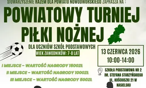 Zdjęcie do Powiatowy Turniej Piłki Nożnej już w Nasielsku!&nbsp;