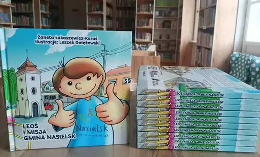 Sprzedaż bajki „Leoś i Misja Gmina Nasielsk”