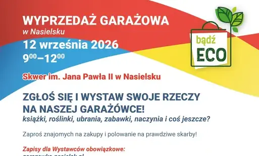 Zdjęcie do Wyprzedaż Garażowa 12 września!