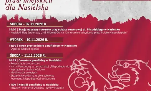 Zdjęcie do 640. rocznica nadania praw miejskich i Święto Niepodległości