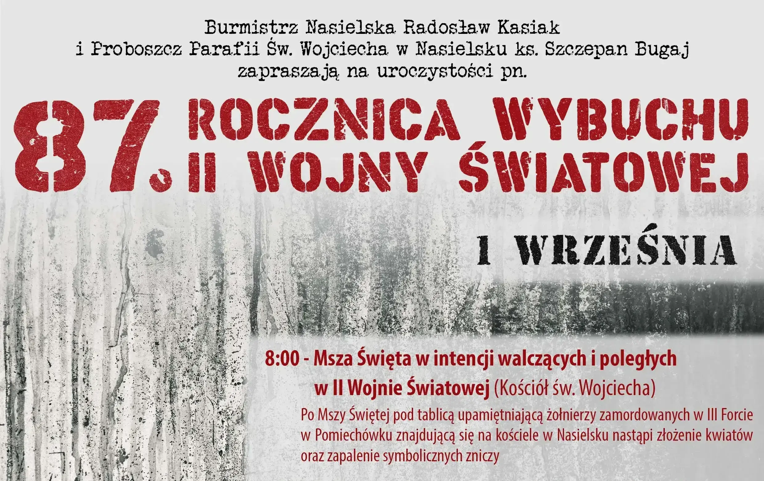 87. rocznica wybuchu II Wojny Światowej