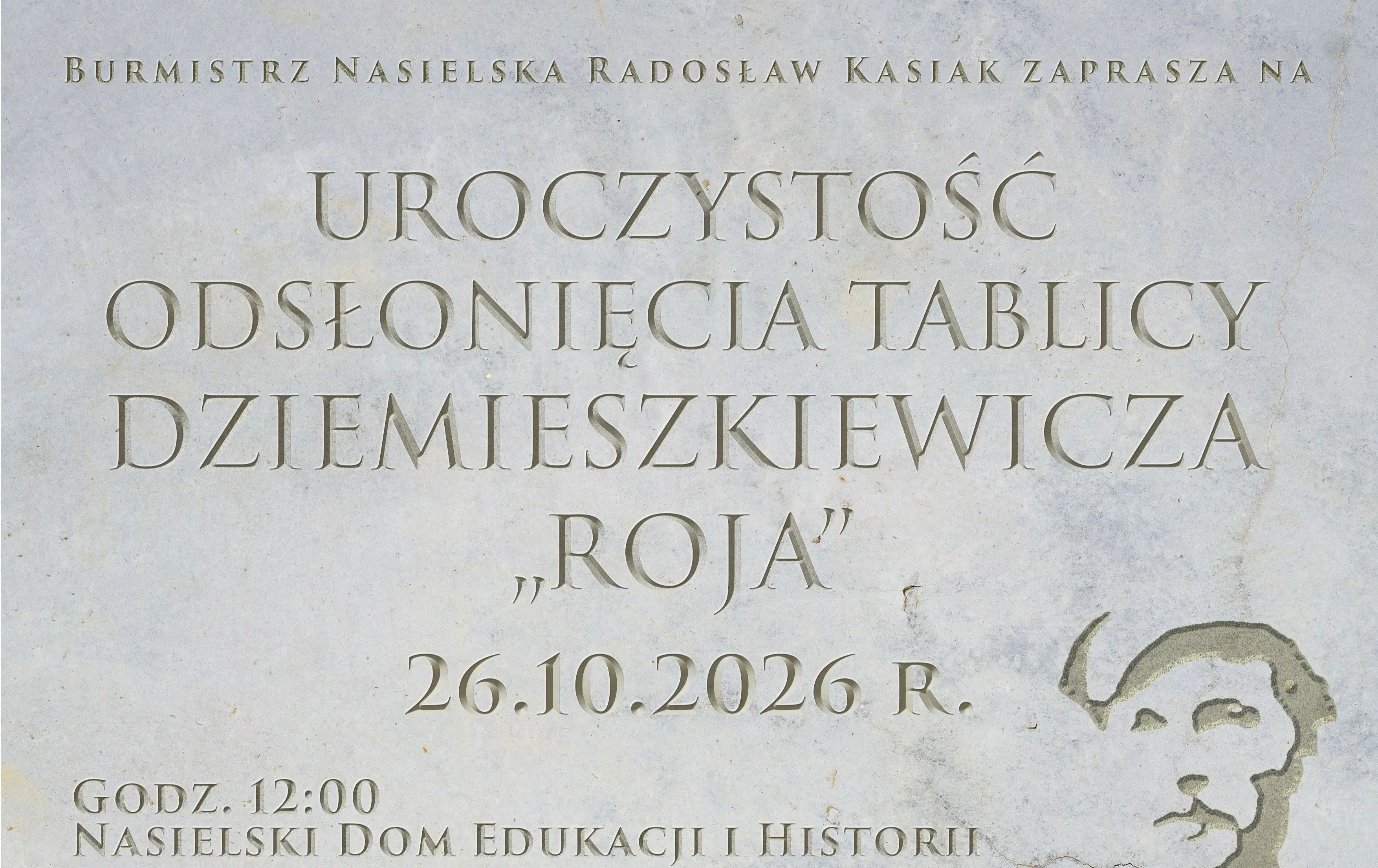 Uroczystości odsłonięcia tablicy poświęconej prof. Mieczysławowi Dziemieszkiewiczowi ps. „Rój”