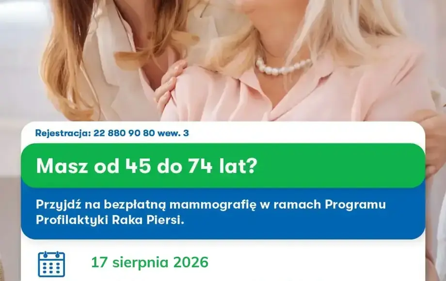 Badanie mammograficzne w Nasielsku