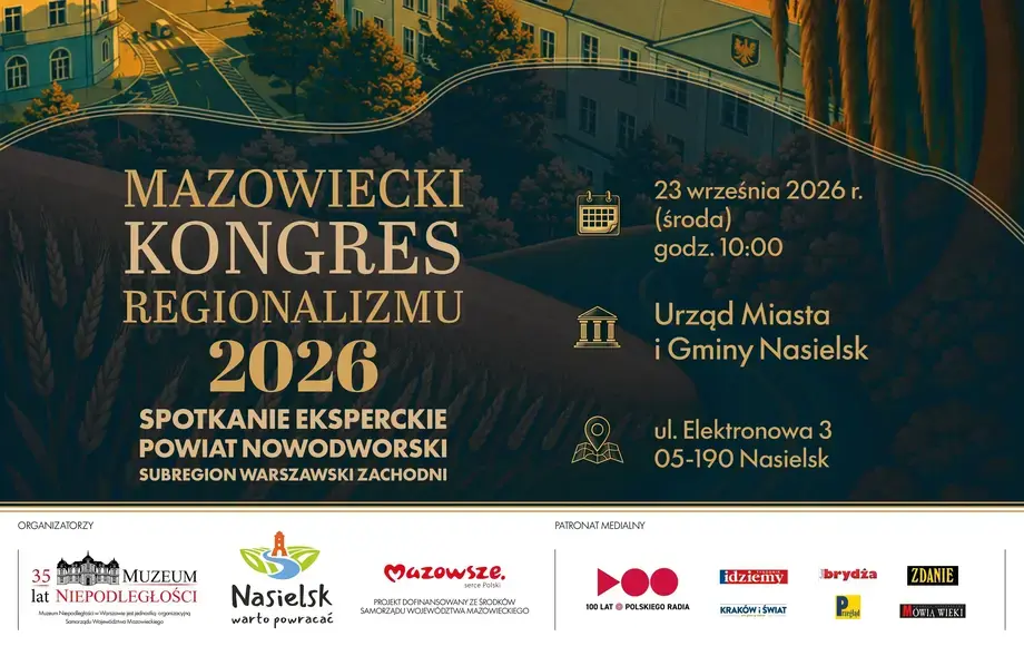 Mazowiecki Kongres Regionalizmu 2026 w Nasielsku